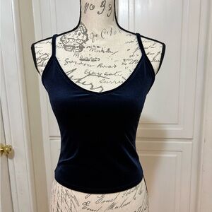 Forever 21 Navy Velvet Camisole